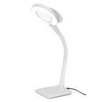 Magnifying craft lamp