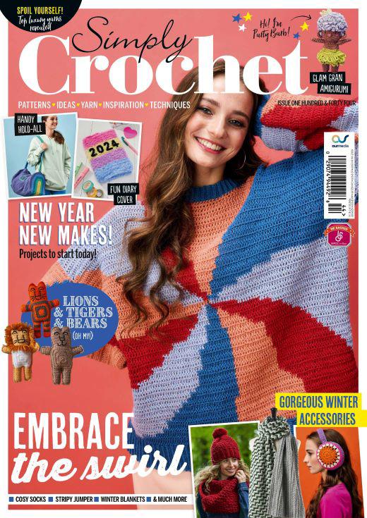 Simply Crochet Magazine  half price special offer on subscriptions.