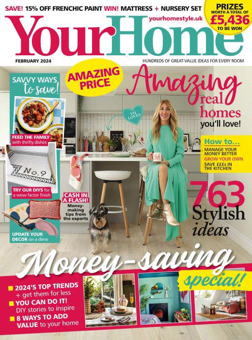 Your Home Magazine  half price special offer on subscriptions.