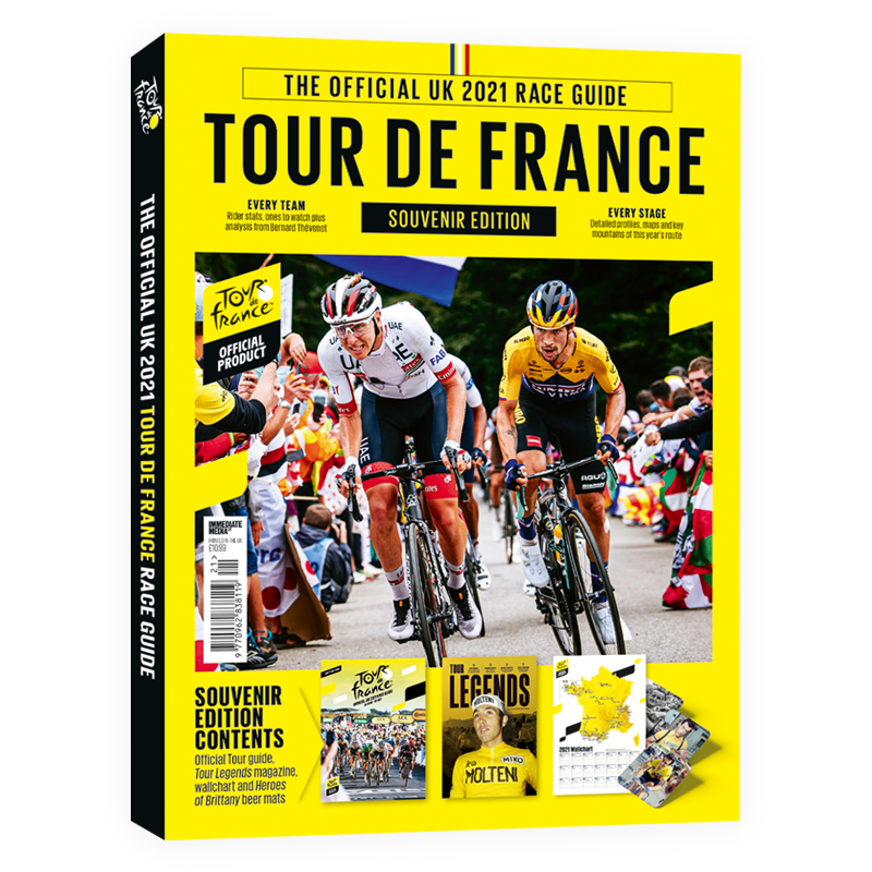 Official Tour De France Race Guide Magazine 2021